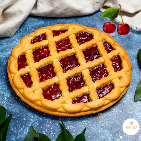 crostata con marmellata di ciliegie