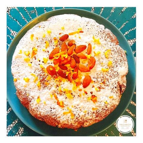 torta mandorle al profumo di arance