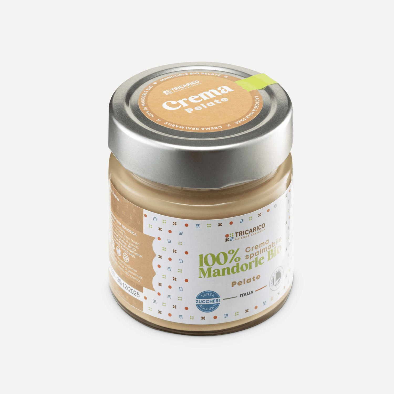 Crema di Mandorle Bio 100% – Pelate
