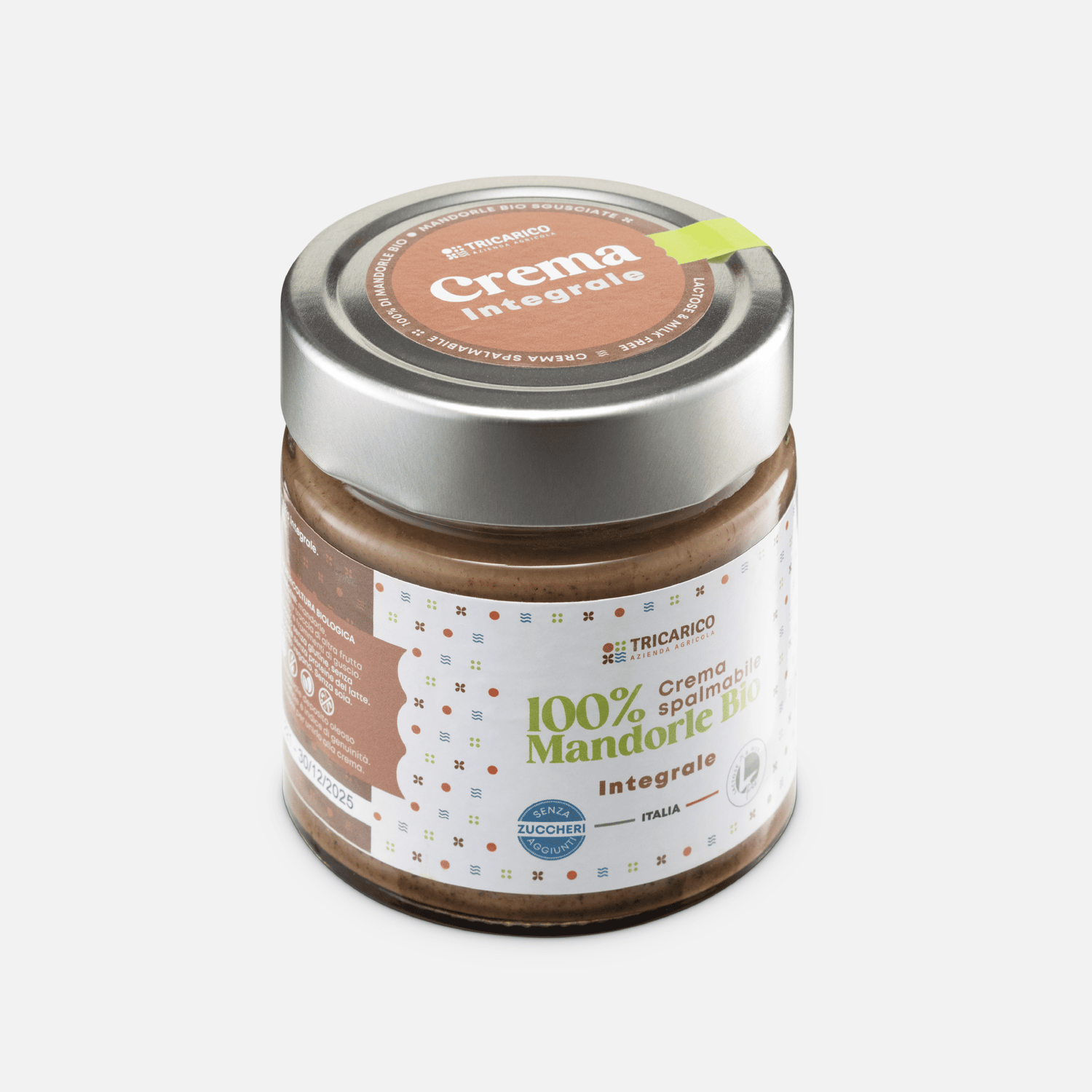 Crema di Mandorle Bio 100% – Integrale