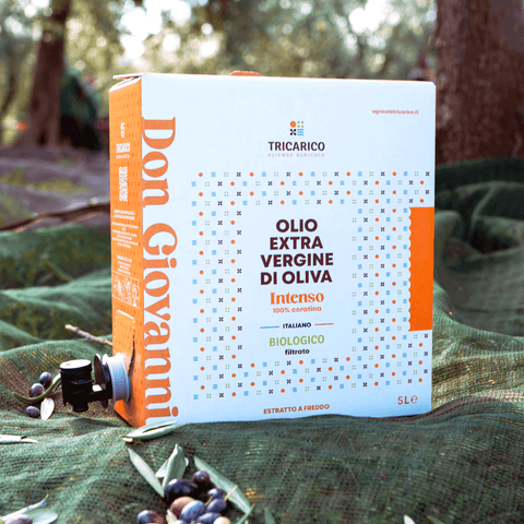 Bag in Box da 5 L di Olio EVO Biologico Don Giovanni – Intenso, Bag in Box