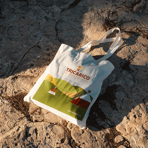 Tote Bag Tricarico in tela canvas