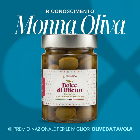 Riconoscimento Monna Oliva per le Olive Dolci di Bitetto Tricarico