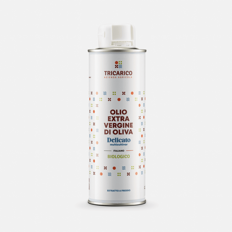 Olio EVO Biologico Dolce Fiore – Delicato, Bottiglia